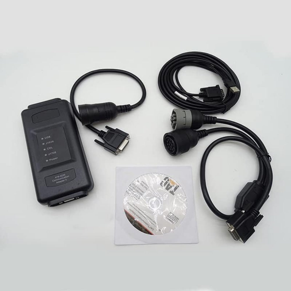 ET4 ET IV 538-5051 478-0235 Communication Diagnostic Adapter Diagnostic Tool 2019C Version for Heavy Equipment (6&9&14 Pins Cable) Communication Adapter Group Aftermarket Parts - KUDUPARTS