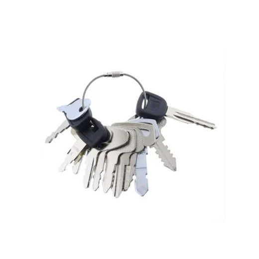 12 Pcs Key for Most Kubota Tractor Models B L M BX Equipment - KUDUPARTS