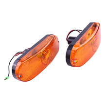 2pcs Amber Turn Signal Lamp D135384 Emergency Light Asembly For Case 580K 580L 580M 580N 585G 586H 586G Ship to US
