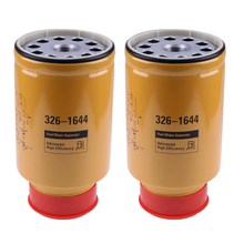 2pcs Electronic Fuel Injection Fuel Filter 1R-0771 326-1643 For Caterpillar Excavator CAT E365