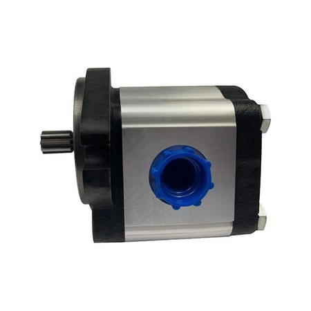 3-17 GPM 5/8" Keyed Shaft SAE A-2 Bolts CCW Cast Iron Flange Hydraulic Gear Pump CI58K-A02-137L for Loader Excavator Tractor Forklift - KUDUPARTS
