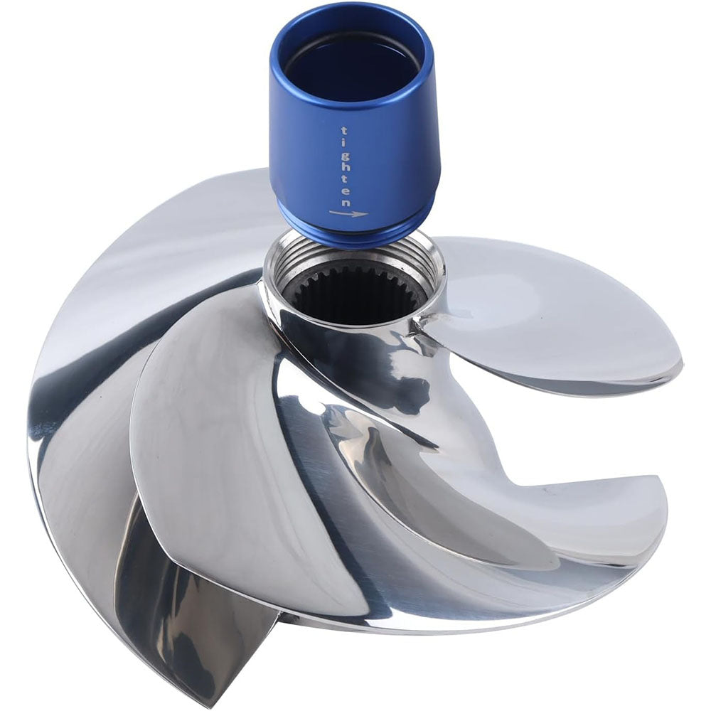 3-Blade Impeller SXX-CD-13/18 for Sea Doo Personal Watercraft 300 RXP-X RXT-X GTX Limited 4-Tec 300HP WAKE PRO 230HP 2016-2023 - KUDUPARTS