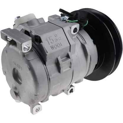 10S15C A/C Compressor 421-07-31220 for Komatsu Bulldozer D85PX-15 D155AX-5 D475A-5 - KUDUPARTS