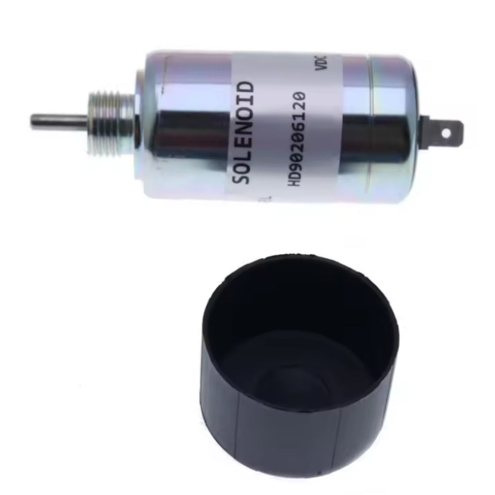 Shut Off Solenoid 153-6409 for Caterpillar CAT Engine 3003 3014 3024 C0.5 Excavator 301.5 304.5 301.6 - KUDUPARTS