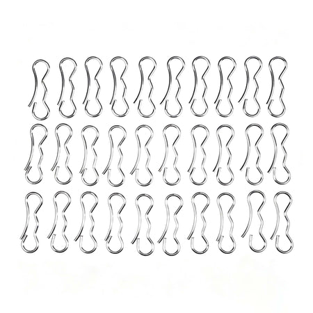 30 Pieces Metal Hook Hitch Pin 416-819 for Craftsman Tractor 247288841 247288810 247288852