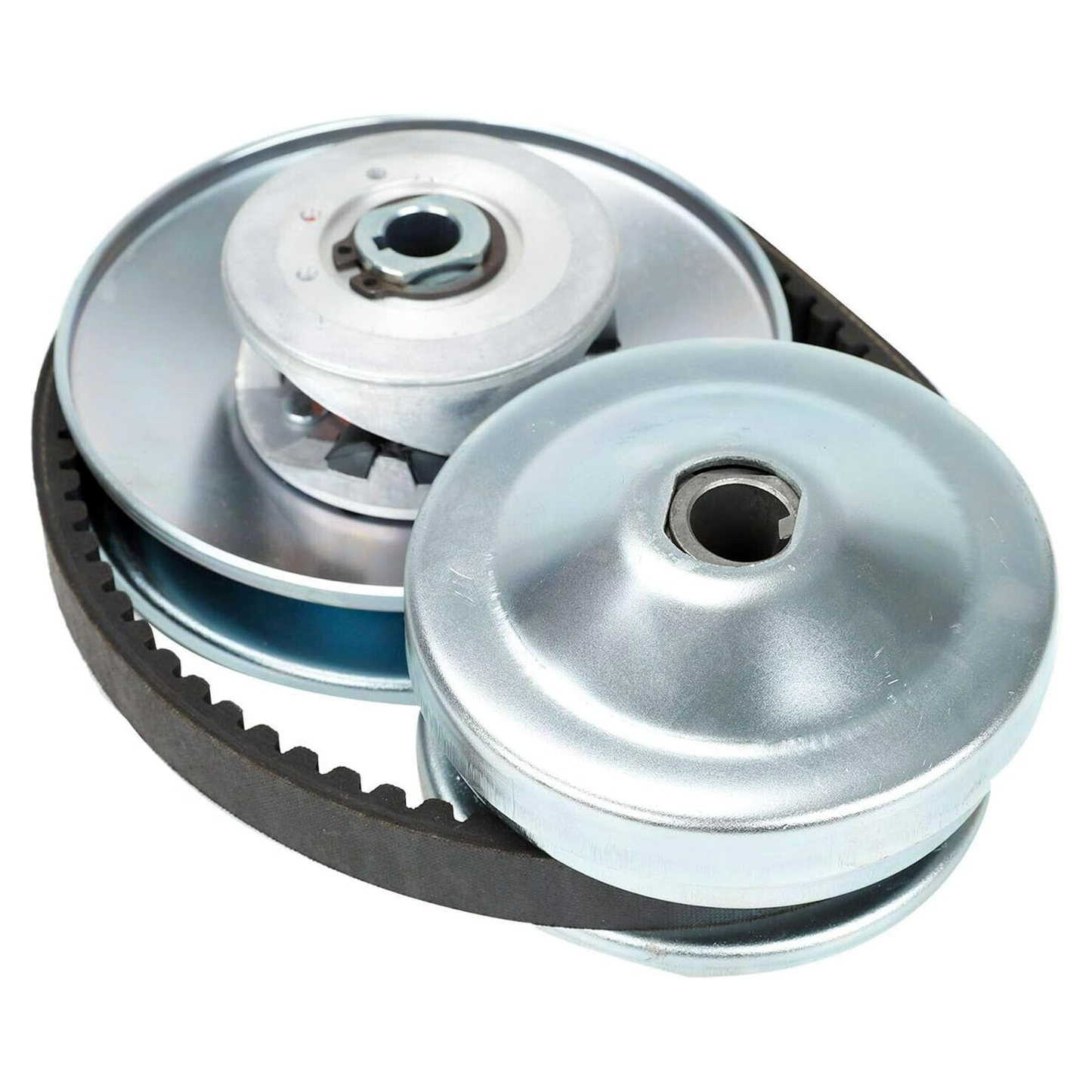 30 Series Bore GO Kart CVT Torque Converter 3/4" Bore 6" Diameter Driver Clutch 5/8'' Driven Clutch Belt 203589 Torque Converter Kit