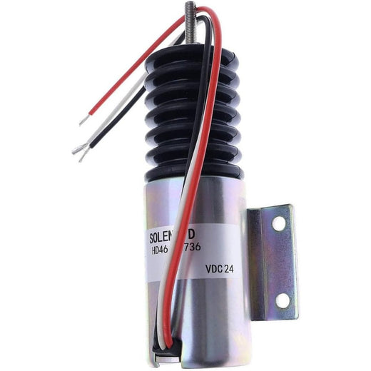Solenoid 120-4187 for Caterpillar CAT PM-465 Cold Planer 3054C 3054T 3056 3116 Engine 24V - KUDUPARTS