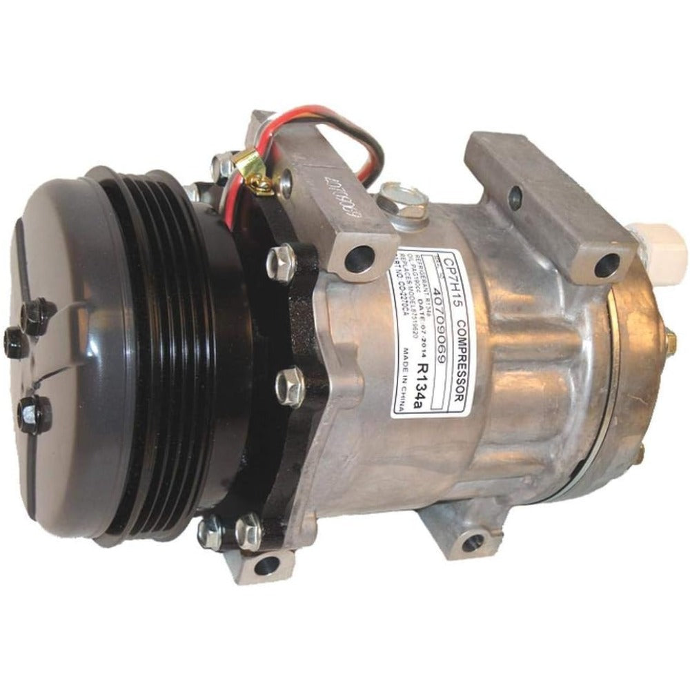 A/C Compressor 87519620 for Ford New Holland T4020 T4030 T4040 T4050 T4060F T5040 T5050 T5060 T5070 TD5010 - KUDUPARTS