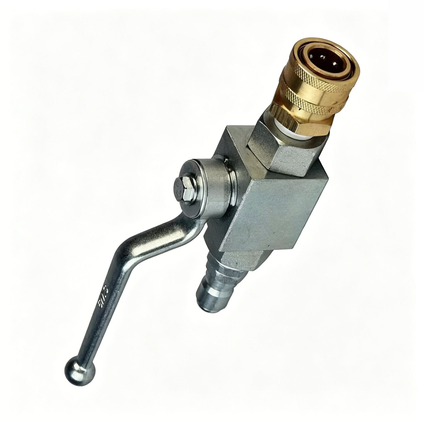 3/8" 7250 PSI High Pressure Steel Ball Valve BKH-38-NPT-1123-QCP for Washer