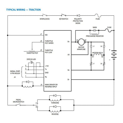 36V 275A Motor Controller 386302 for Tennant 7300 7200SS Scrubber Curtis