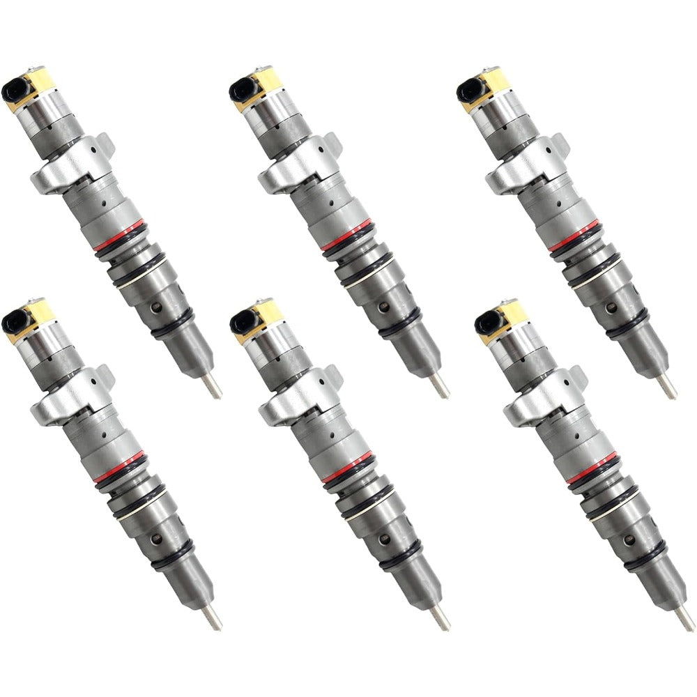 6 Pcs Fuel Injector 387-9426 for Caterpillar CAT Engine C7 Wheel Skidder 545C - KUDUPARTS