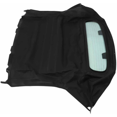 Black Convertible Soft Top With Heated Glass Window NIS-3493 for Nissan 350Z - KUDUPARTS