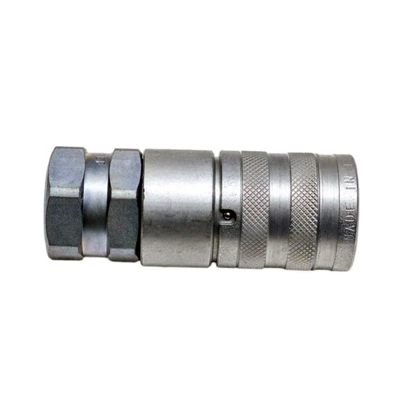 3/8" Body Hydraulic Female Flat Face Quick Coupler 7246788 for Bobcat Skid Steer Loader 418 443 450 453 773 S650 - KUDUPARTS