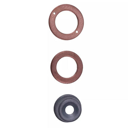 3 Cylinder Injector Seal Kit with Heat Shield 19077-53650 for Kubota Engine D662 D722