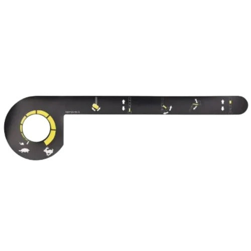 3 PCS Function Speed Decal 1001125195 for JLG Boom Lift 340AJ 1500SJ 1850SJ - KUDUPARTS