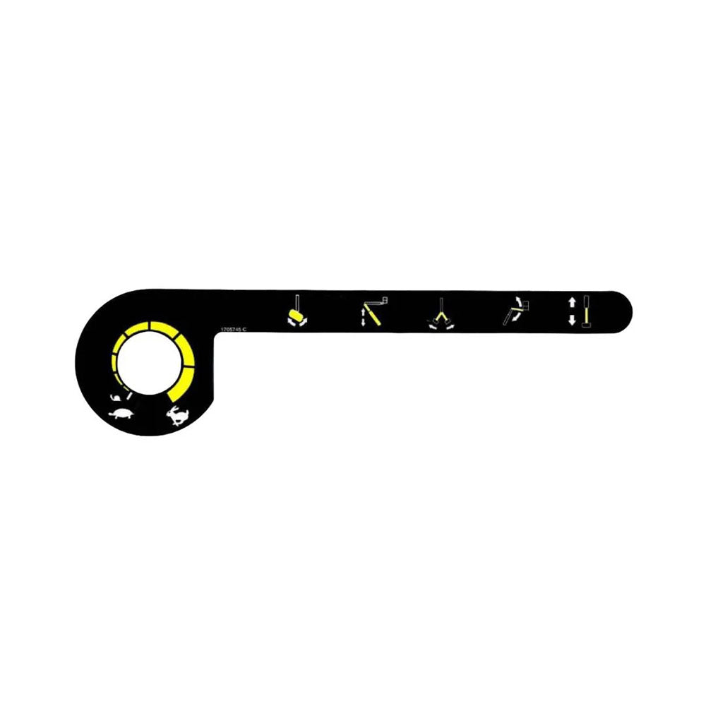 3 PCS Function Speed Decal 1705745 for JLG Boom Lift 1100S 1100SJP 1200SJP 1350SJP 1250AJP 1500AJP - KUDUPARTS