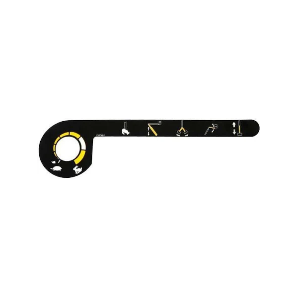 3 PCS Function Speed Decal 1705745 for JLG Boom Lift 1100S 1100SJP 1200SJP 1350SJP 1250AJP 1500AJP - KUDUPARTS