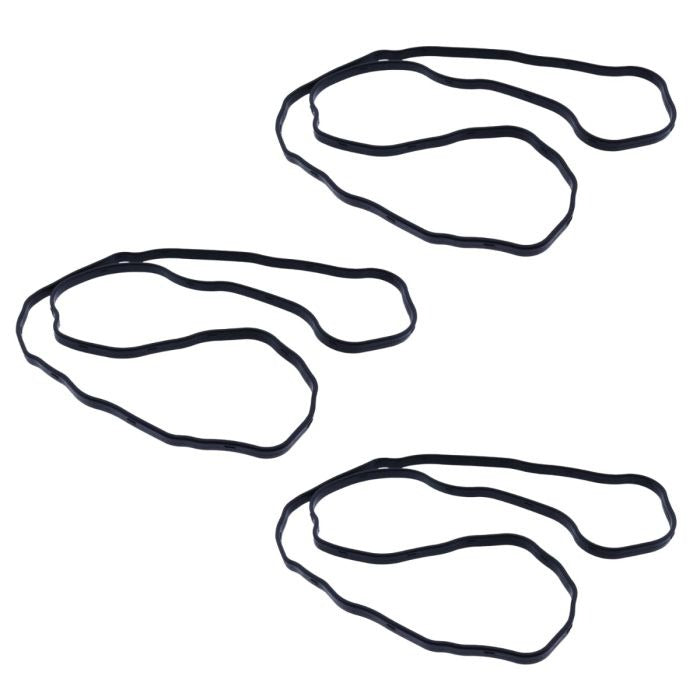 3Pcs Cylinder Head Cover Gasket 1G911-14523 for Kubota Engine V1903 V2203 V2003 V2403 - KUDUPARTS