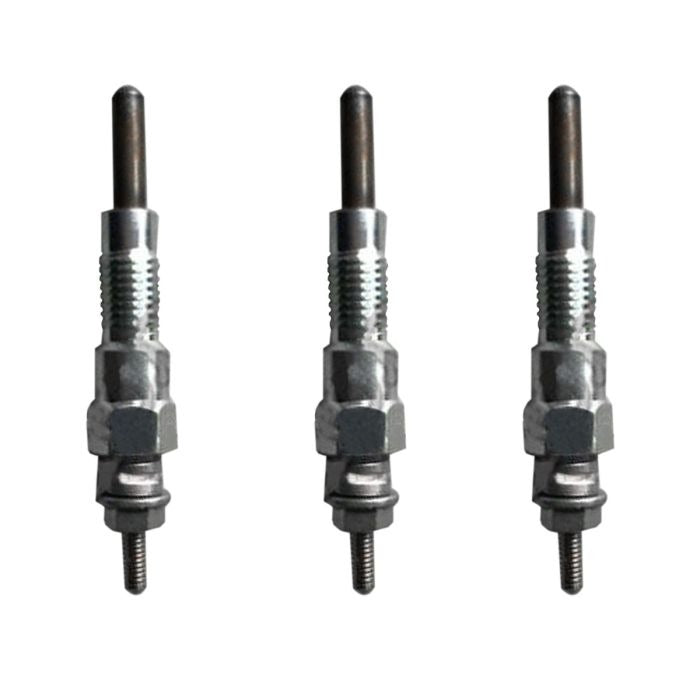 3Pcs Fuel Injector Glow Plug 6599047 for Kubota Engine D750 Bobcat Skid Steer Loader 220 543 553 443 453 Excavator 320