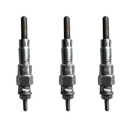 3Pcs Fuel Injector Glow Plug 6599047 for Kubota Engine D750 Bobcat Skid Steer Loader 220 543 553 443 453 Excavator 320