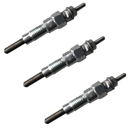 3Pcs Fuel Injector Glow Plug 6599047 for Kubota Engine D750 Bobcat Skid Steer Loader 220 543 553 443 453 Excavator 320