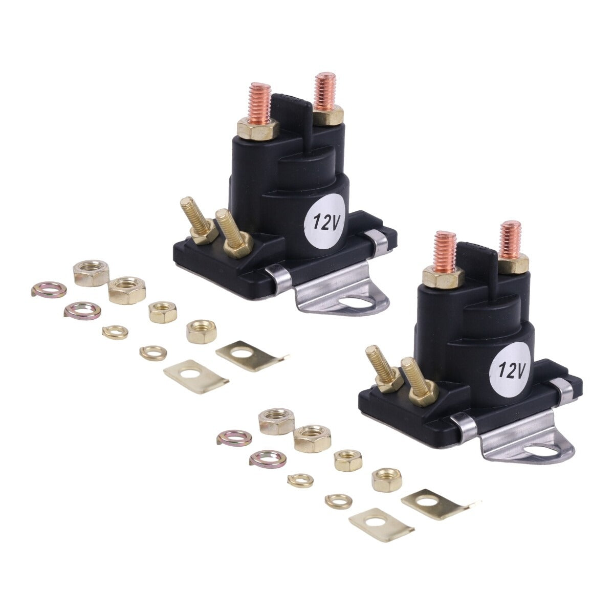 3Pcs New Mercury Marine Solenoid 12 Volt Heavy Duty 89-96158 89-96158T 240-22005
