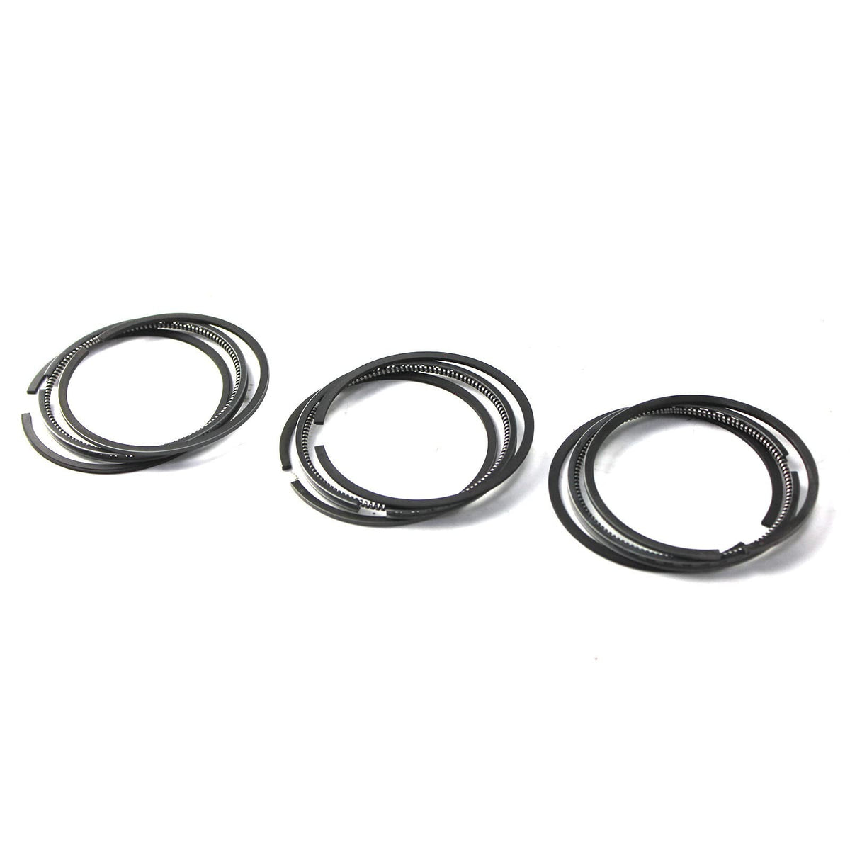 3Pcs Piston Rings 1G460-21050 for Kubota D902 Engine KX41-3 Excavator BX25 Tractor - KUDUPARTS