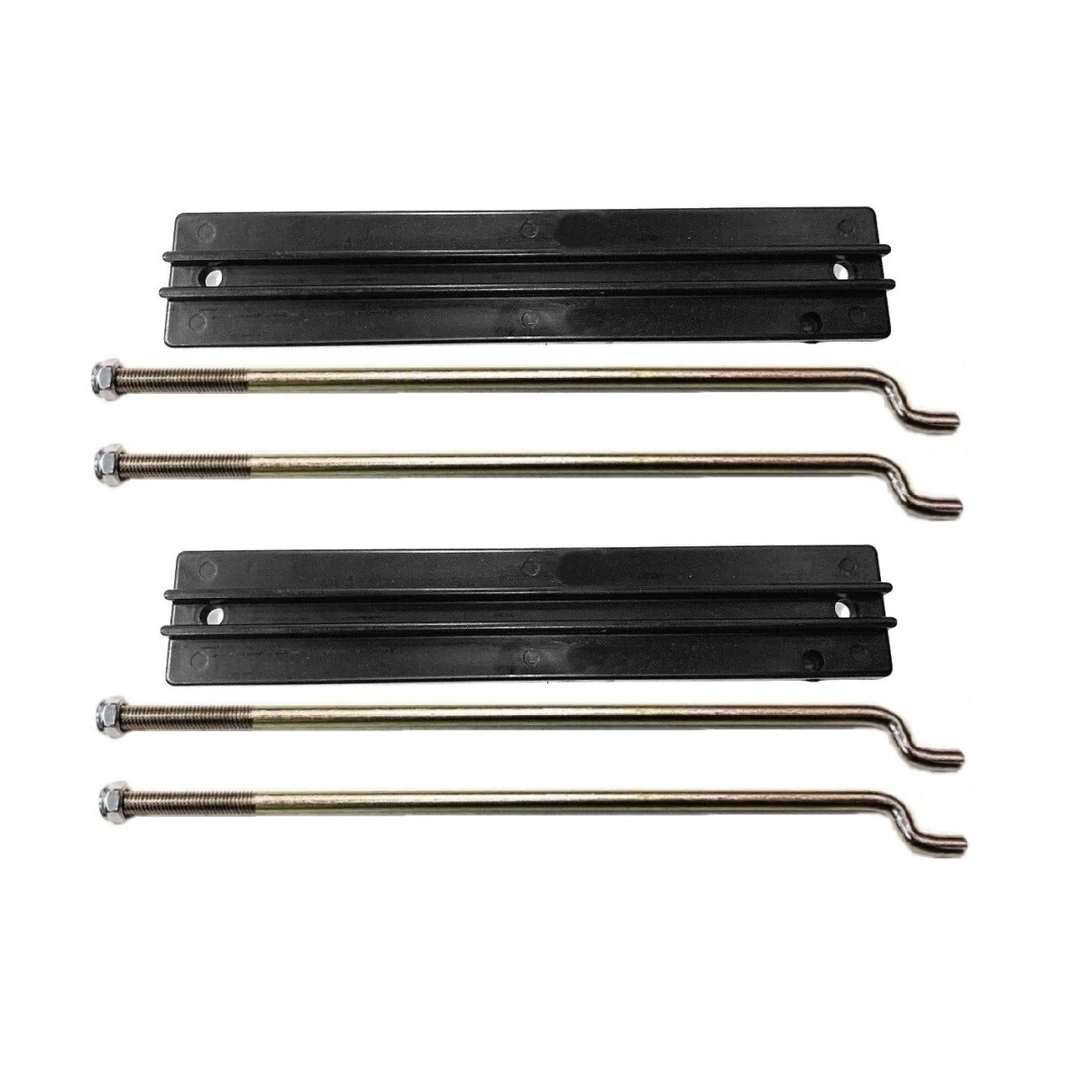 3 Pieces 36V/48V Battery Hold Down Plate And Rod 1013683 101090801 for Club Car Golf Cart DS 1998-2005 - KUDUPARTS