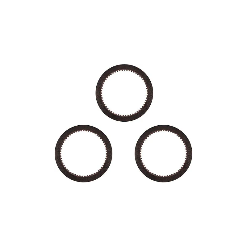 Disques d'embrayage 59 dents D50040, 3 pièces, pour tracteur Case 350B, chargeur 480C, 580C, 580SE, chariot élévateur 584C, 585C, 586D