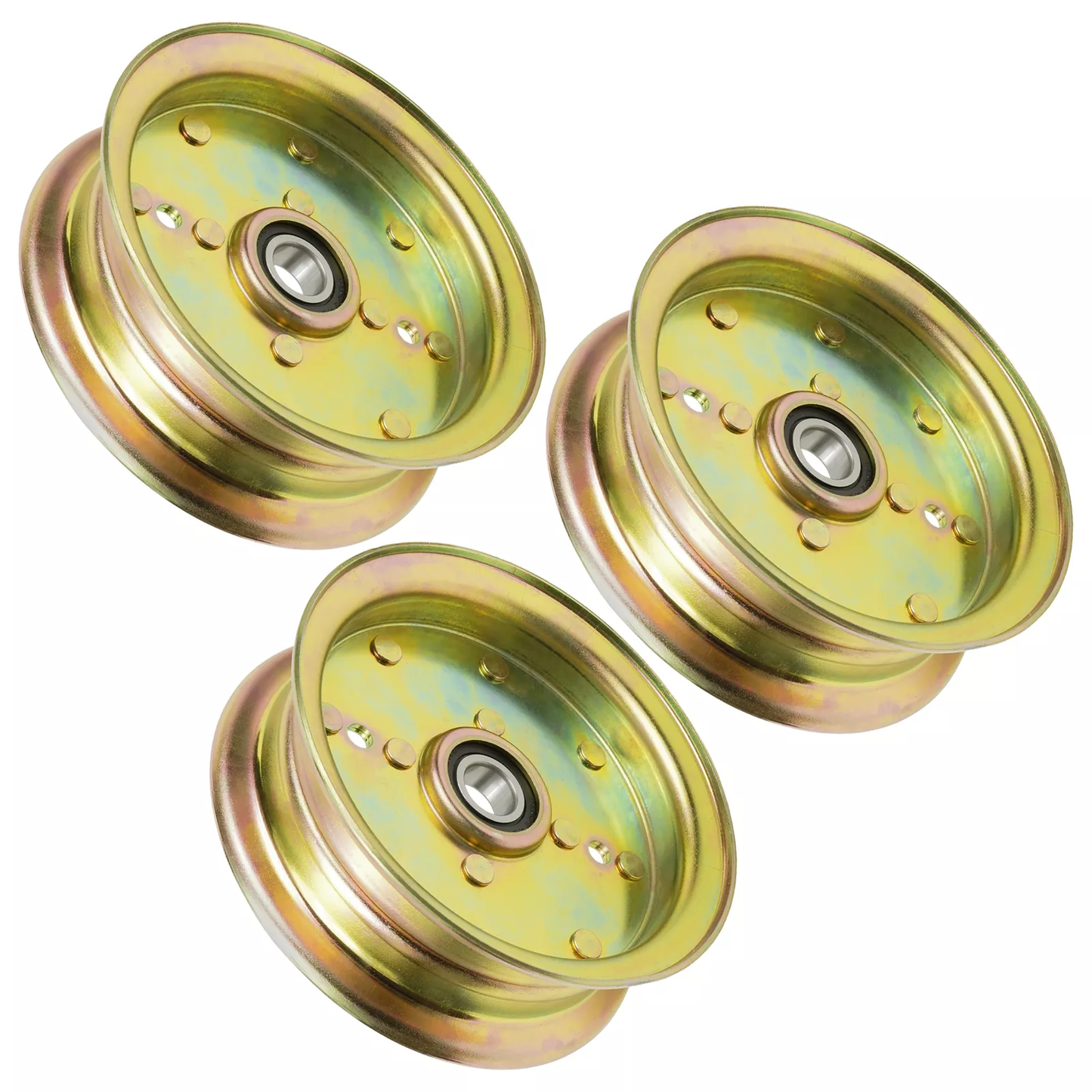 3 Pieces Deck Idler Pulley 539132728 539112196 for Husqvarna LT1597 MZ61 RZ4623 Z246 EZ4822 EZ6124 Jonsered GT52F Z46R