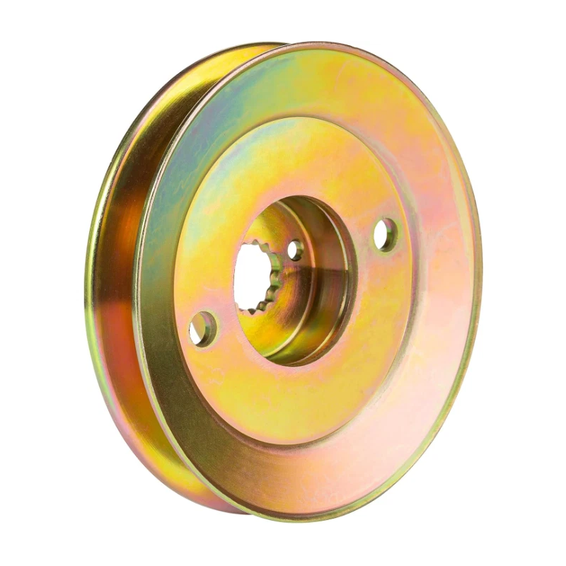 3 Pieces Deck Spindle Pulley M163464 M154394 for Briggs & Stratton Engine 40H777 445577 44L777 44Q977 John Deere Mower Z425 Z435 Z445 - KUDUPARTS