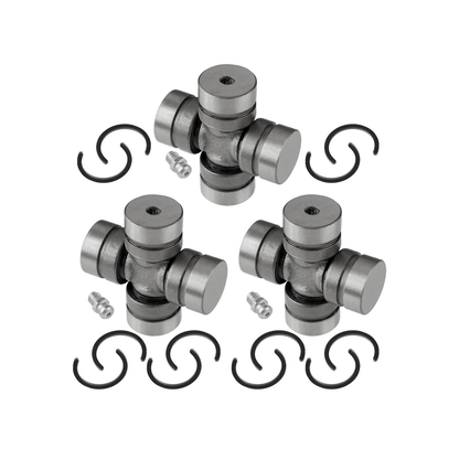3 Pieces Front Drive Propeller Shaft U-Joint 49050-1075 for Kawasaki UTV KAF950 Mule KAF400 Mule - KUDUPARTS