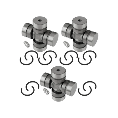3 Pieces Front Drive Propeller Shaft U-Joint 49050-1075 for Kawasaki UTV KAF950 Mule KAF400 Mule - KUDUPARTS