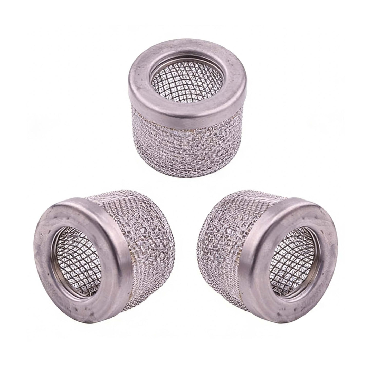 3 Pieces Pump Inlet Filter 1" NPT Thread Double Screen 181-072 for Graco EM 590 GM 7000 LineLazer 3900 UltraMax 1095
