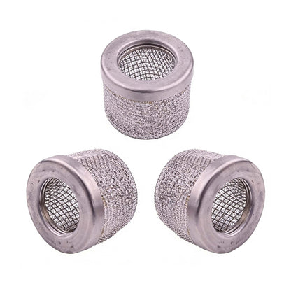 3 Pieces Pump Inlet Filter 1" NPT Thread Double Screen 181-072 for Graco EM 590 GM 7000 LineLazer 3900 UltraMax 1095