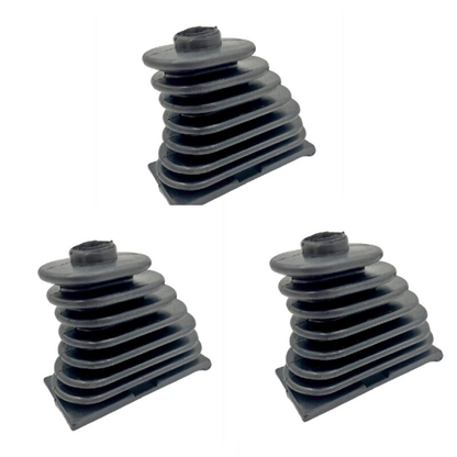 3 Pieces Rubber Lever Boot 53233-23320-71 for Toyota Forklift 7-8FD10-30 7FB10-30 8FBN15-30 7FG10-45 - KUDUPARTS