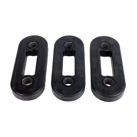 3 Pieces Rubber Shock Blocks 27351 for Western Fisher Mower Suburbanite Homesteader Plow - KUDUPARTS