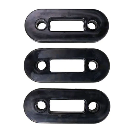 3 Pieces Rubber Shock Blocks 27351 for Western Fisher Mower Suburbanite Homesteader Plow - KUDUPARTS
