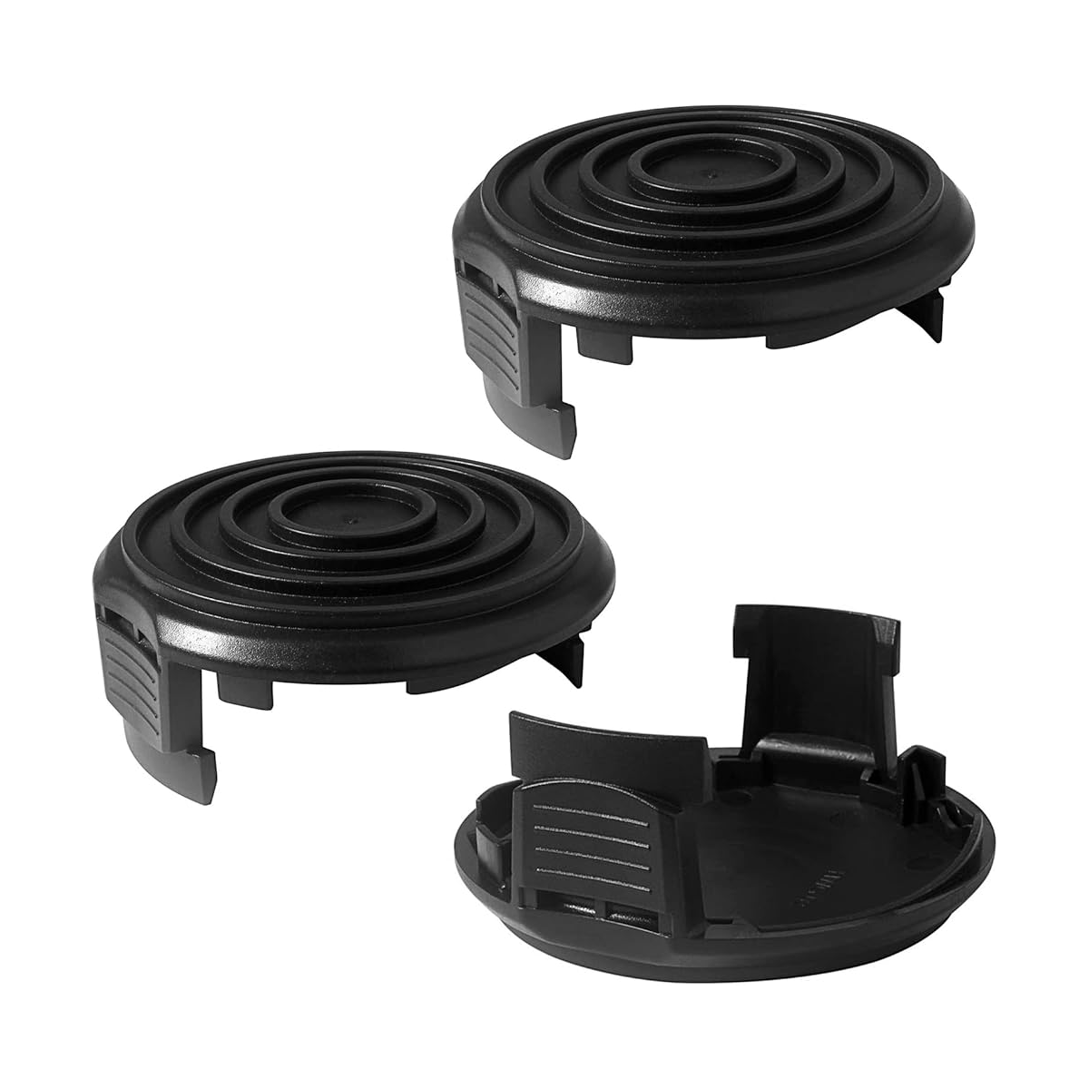 3 Pieces Spool Cap Cover WA0037 for Worx Cordless String Trimmer WG168 WG184 WG190 WG191 - KUDUPARTS
