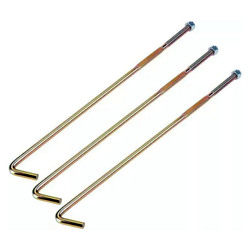 3 Piexes Battery Hold Down Rod J-Bolt Nut 11098G6 00571G2 602896 for EZGO Golf Cart RXV Electric 2008-up