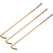 3 Piexes Battery Hold Down Rod J-Bolt Nut 11098G6 00571G2 602896 for EZGO Golf Cart RXV Electric 2008-up