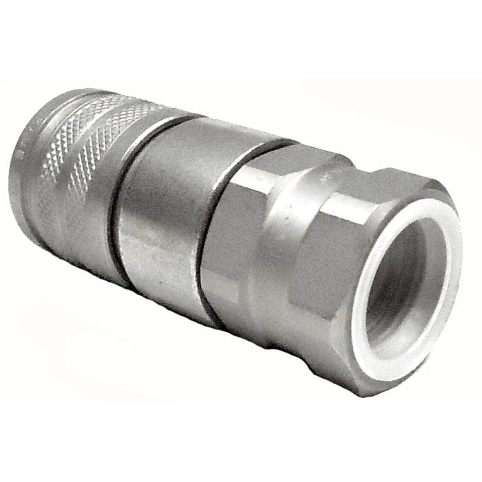 3/8" Body Hydraulic Female Flat Face Quick Coupler 7246788 for Bobcat Skid Steer Loader 418 443 450 453 773 S650 - KUDUPARTS