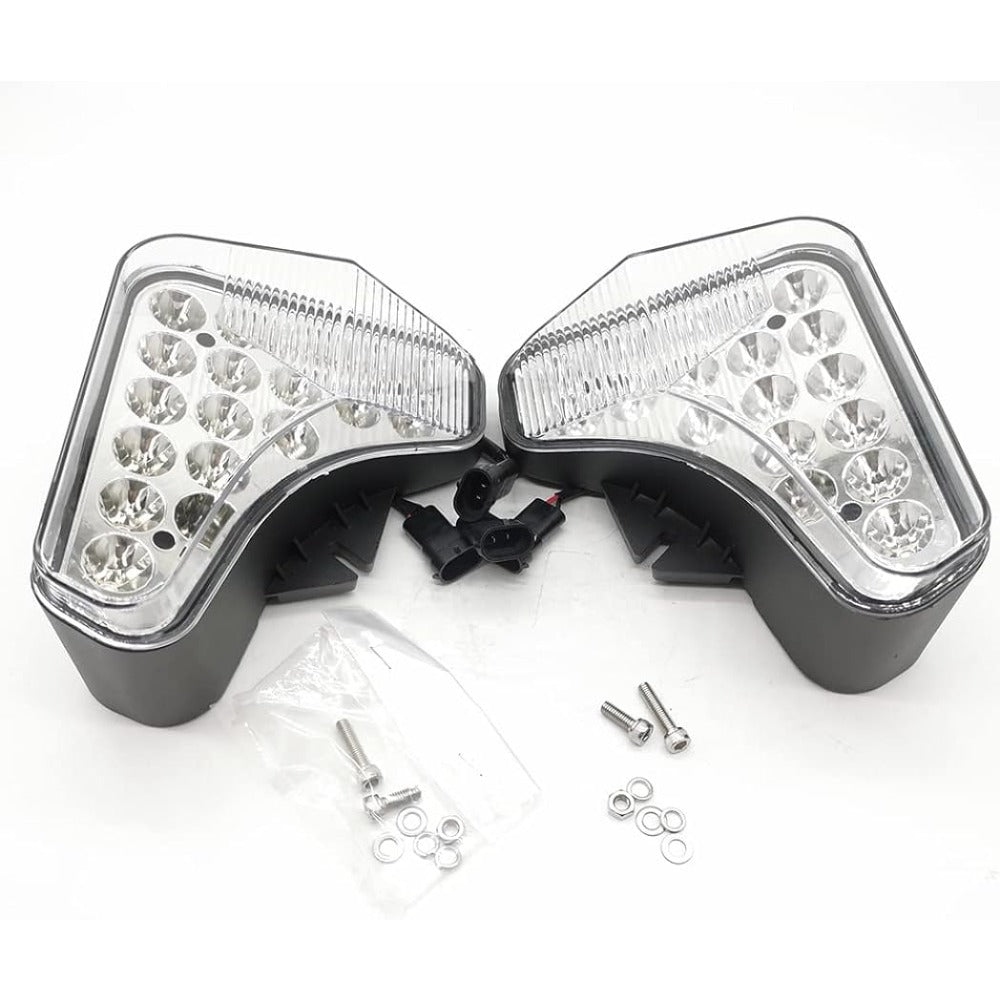 LED Headlight Kit 7251341 7251340 Compatible with Bobcat A770 S450 S510 S530 S550 S570 S590 S595 S630 S650 S740 S750 S770 S850 T450 T550 T590 T595 T630 T650 T740 T750 T770 T870 - KUDUPARTS