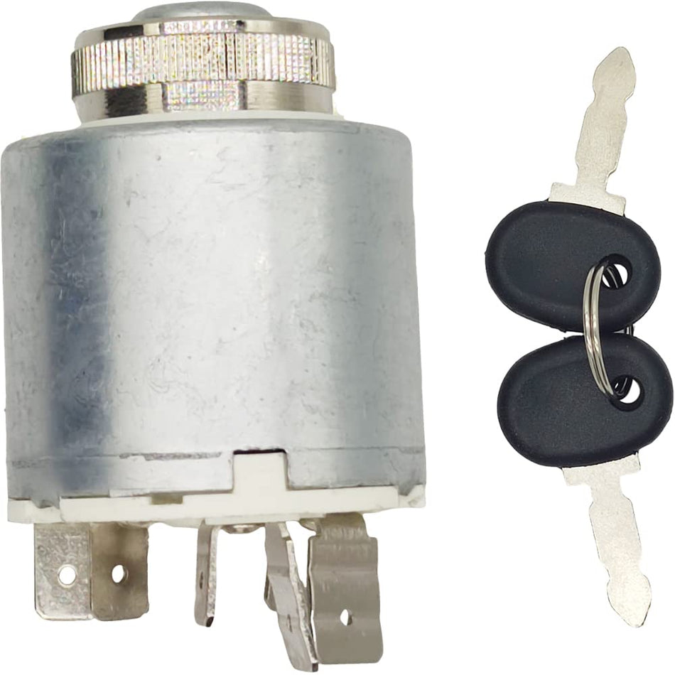 Ignition Switch 5129862 for New Holland Tractor 3830 4030 TD4040F TD5010 TD60D TD70D TD80D TN65F TN90F - KUDUPARTS