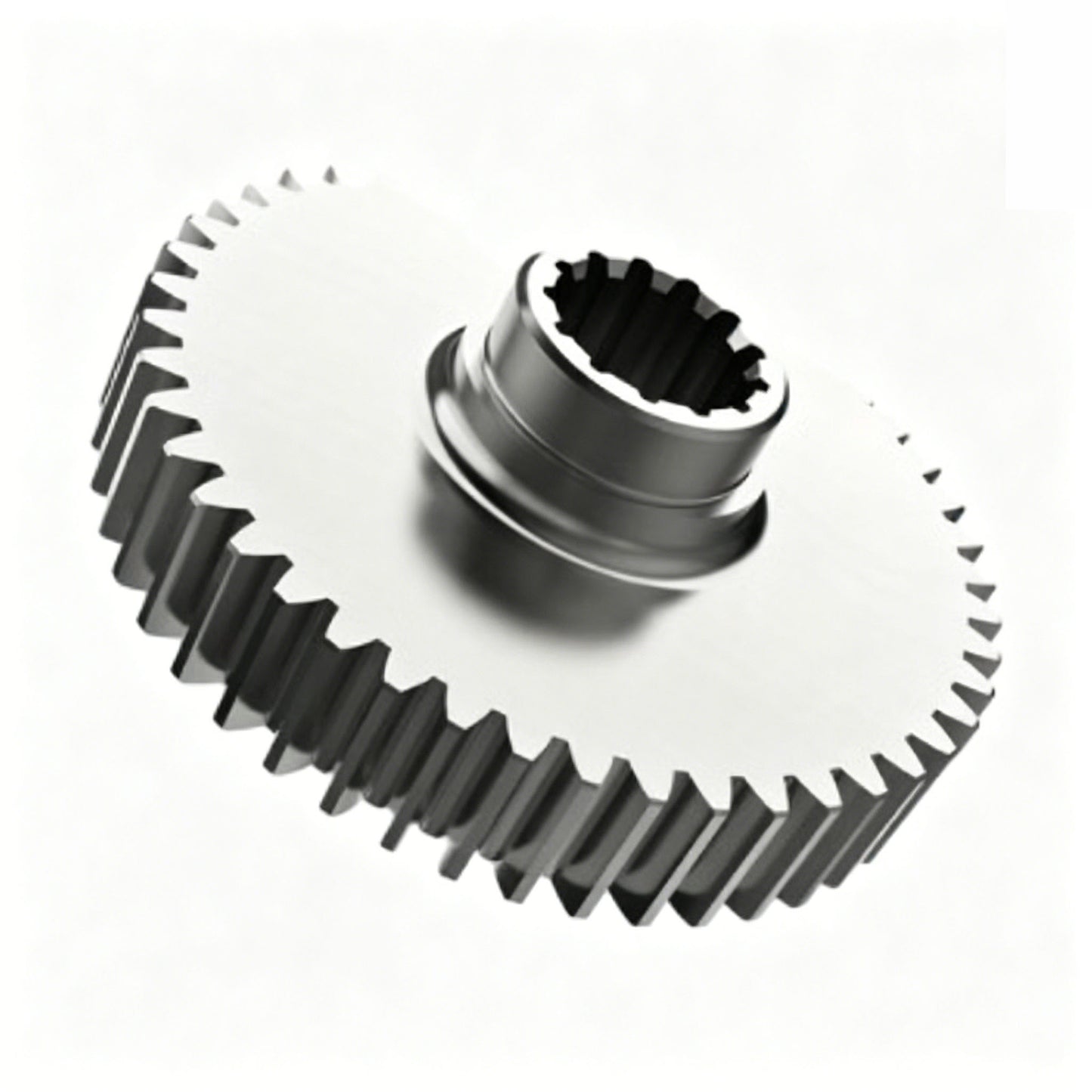 Spur Gear With Hub Extension YZ590119 for John Deere 4045 6068 Windrower 4990 4995