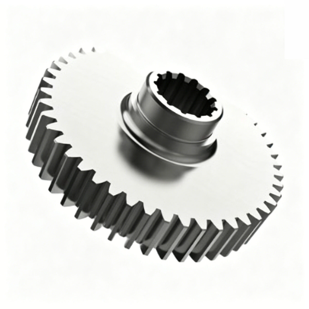 Spur Gear With Hub Extension YZ590119 for John Deere 4045 6068 Windrower 4990 4995 - KUDUPARTS