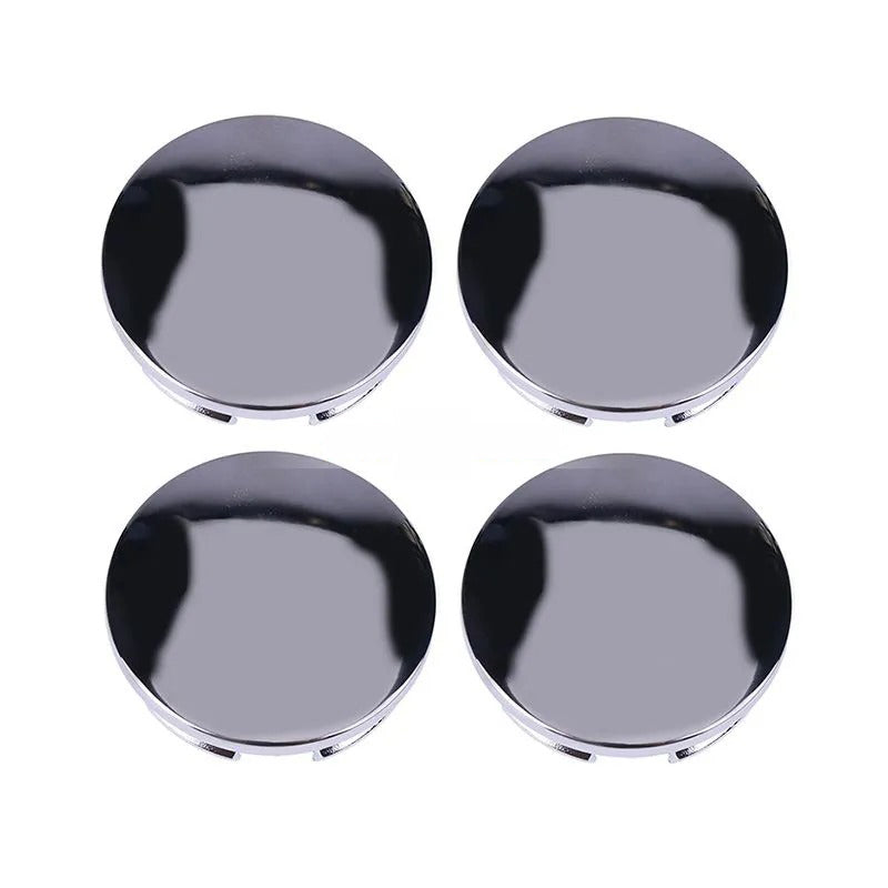 4 tapacubos de aluminio cromado para ruedas 1LB77SZ0AC y 1LB77SZ0AB para Jeep Compass, Patriot, Grand Cherokee y Wrangler