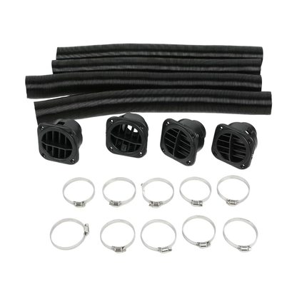 42mm Auxiliary Parking Heater Flexible Exhaust Duct Pipe With Air Outlet for Webasto Eberspacher D4 5KW