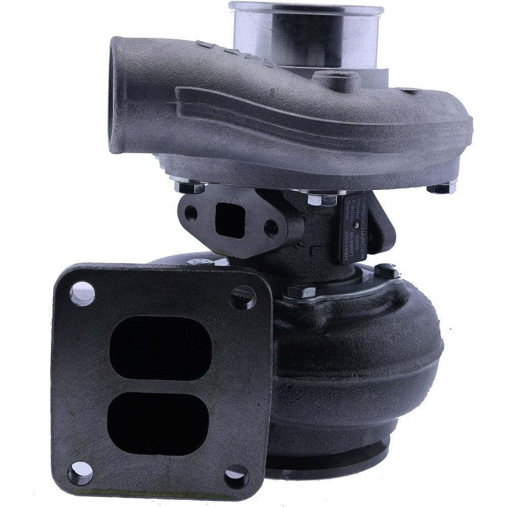 Turbocharger RE60074 for Hitachi Wheel Loader LX100-5 - KUDUPARTS