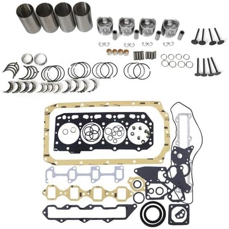 Overhaul Rebuild Kit for Mitsubishi Engine 4D35 4D35T New Holland Excavator E160LC - KUDUPARTS